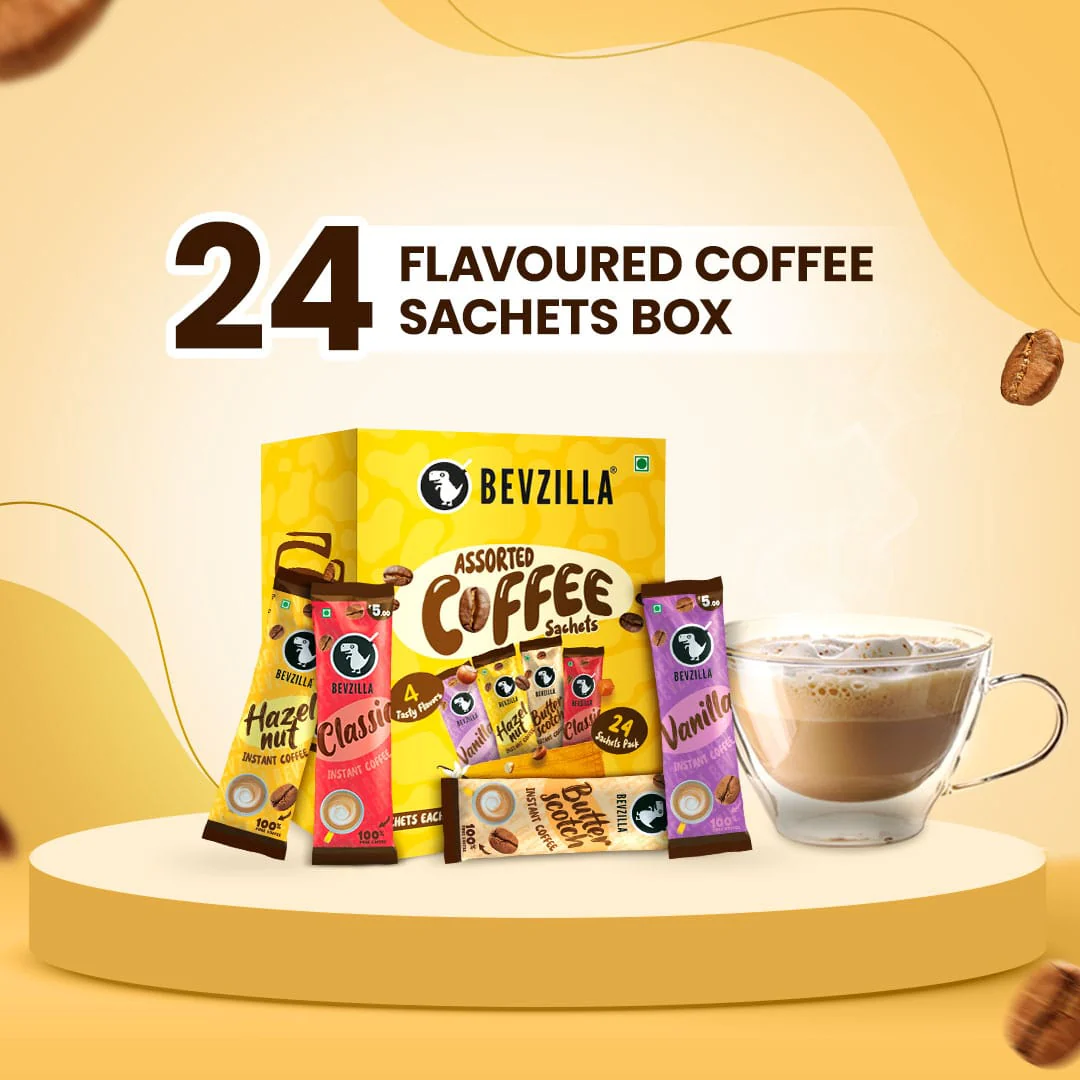 24 Assorted Coffee Powder Sachets Pack Of 2 - Image 2