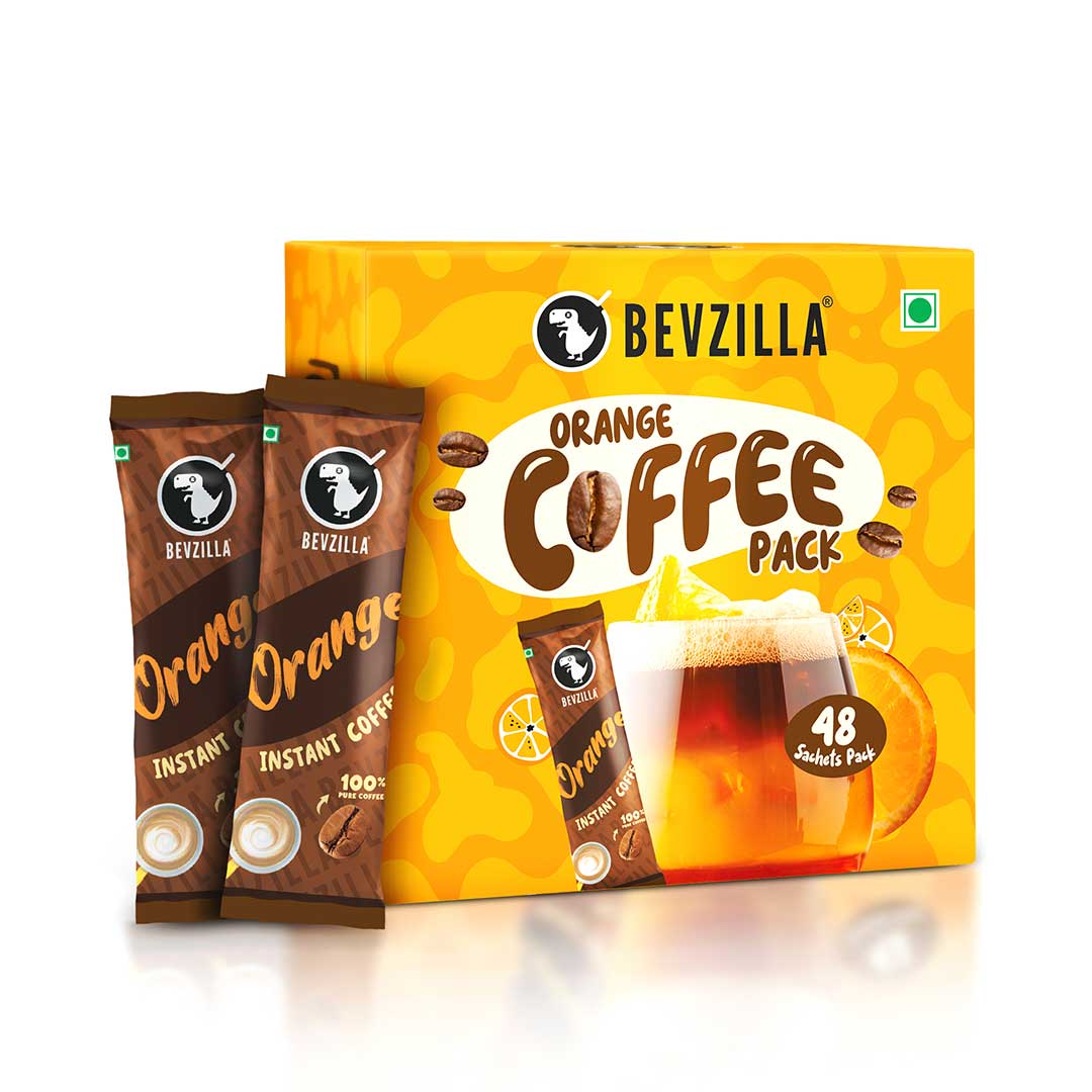 Orange Coffee Powder sachets - Image 3