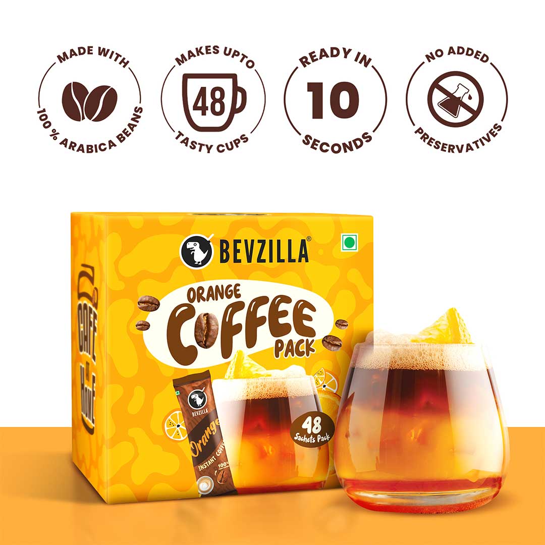 Orange Coffee Powder sachets - Image 4