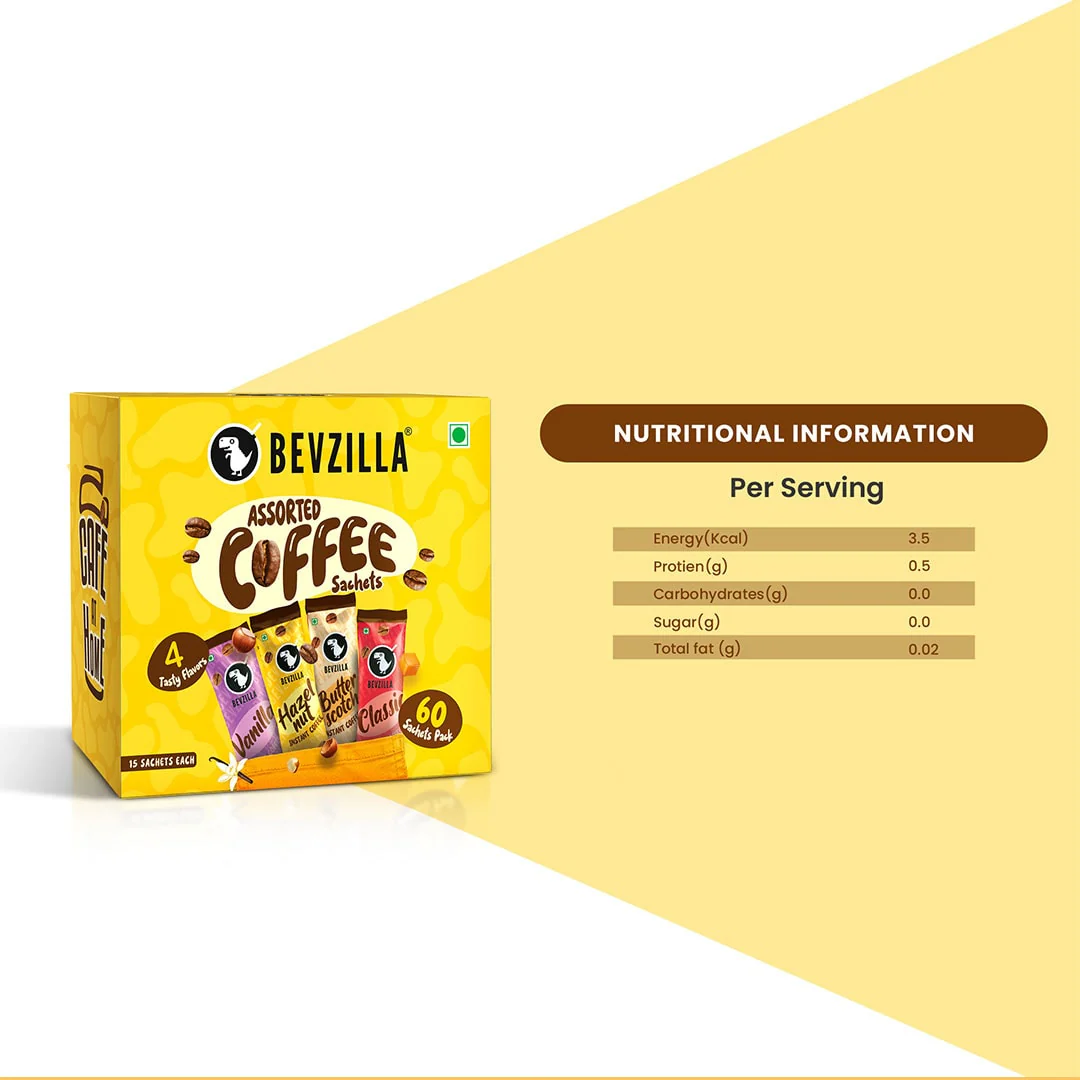 60 Sachets Assorted Coffee Powder Box - Image 9