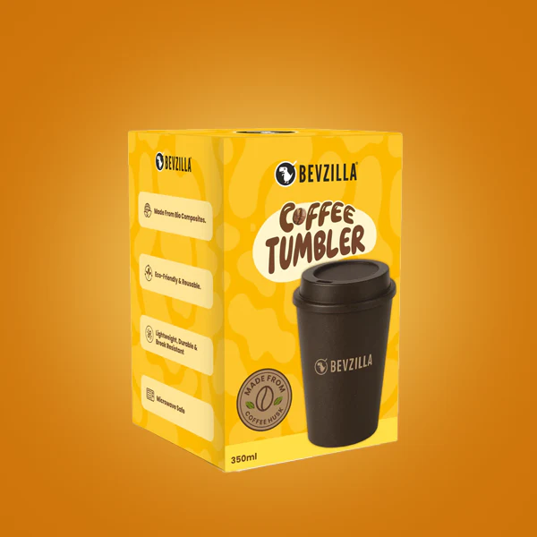 30 Assorted Coffee Sachets Box + Reusable Coffee Husk Tumbler - 300ml - Image 7