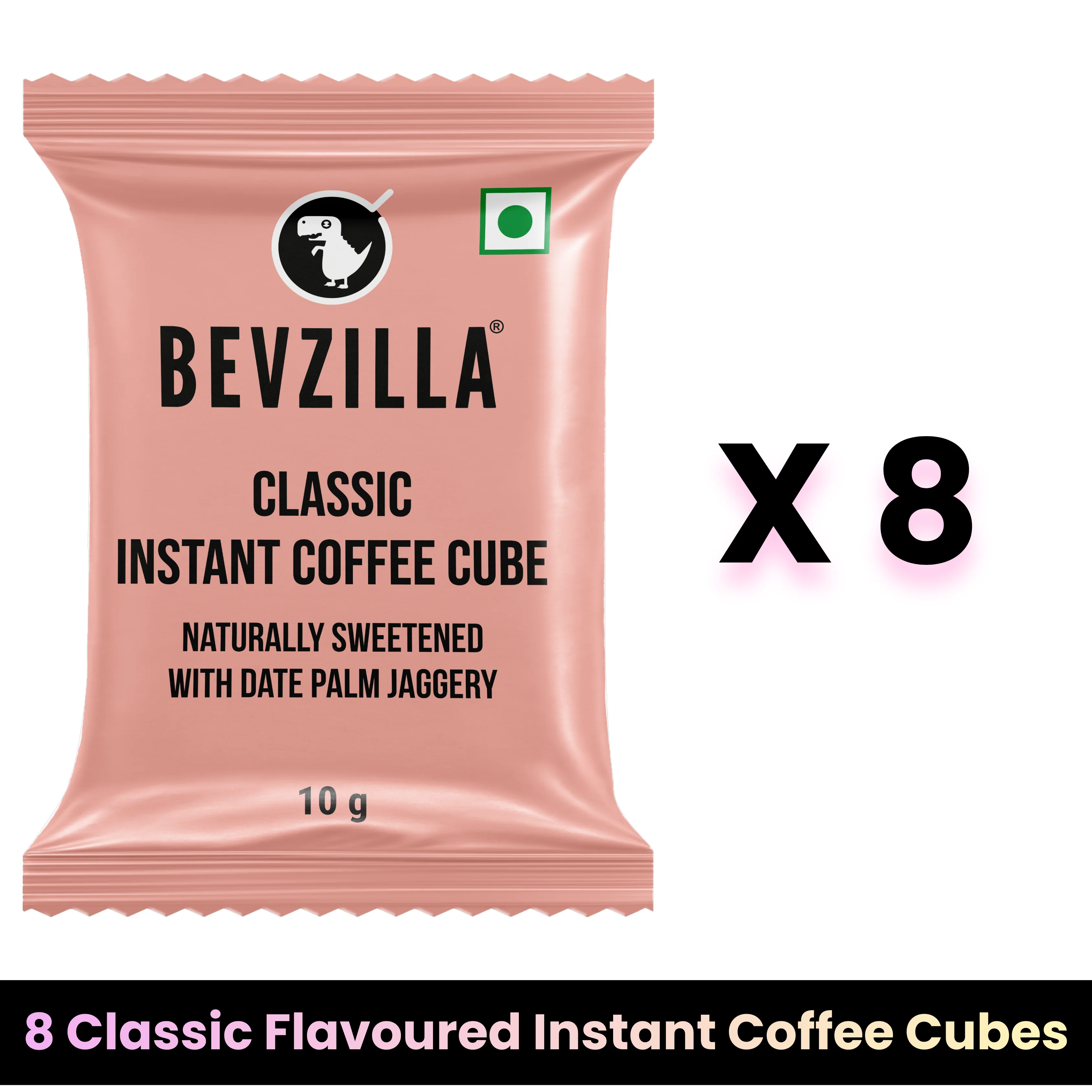 Bevzilla coffee cubes pack of 8 Classic