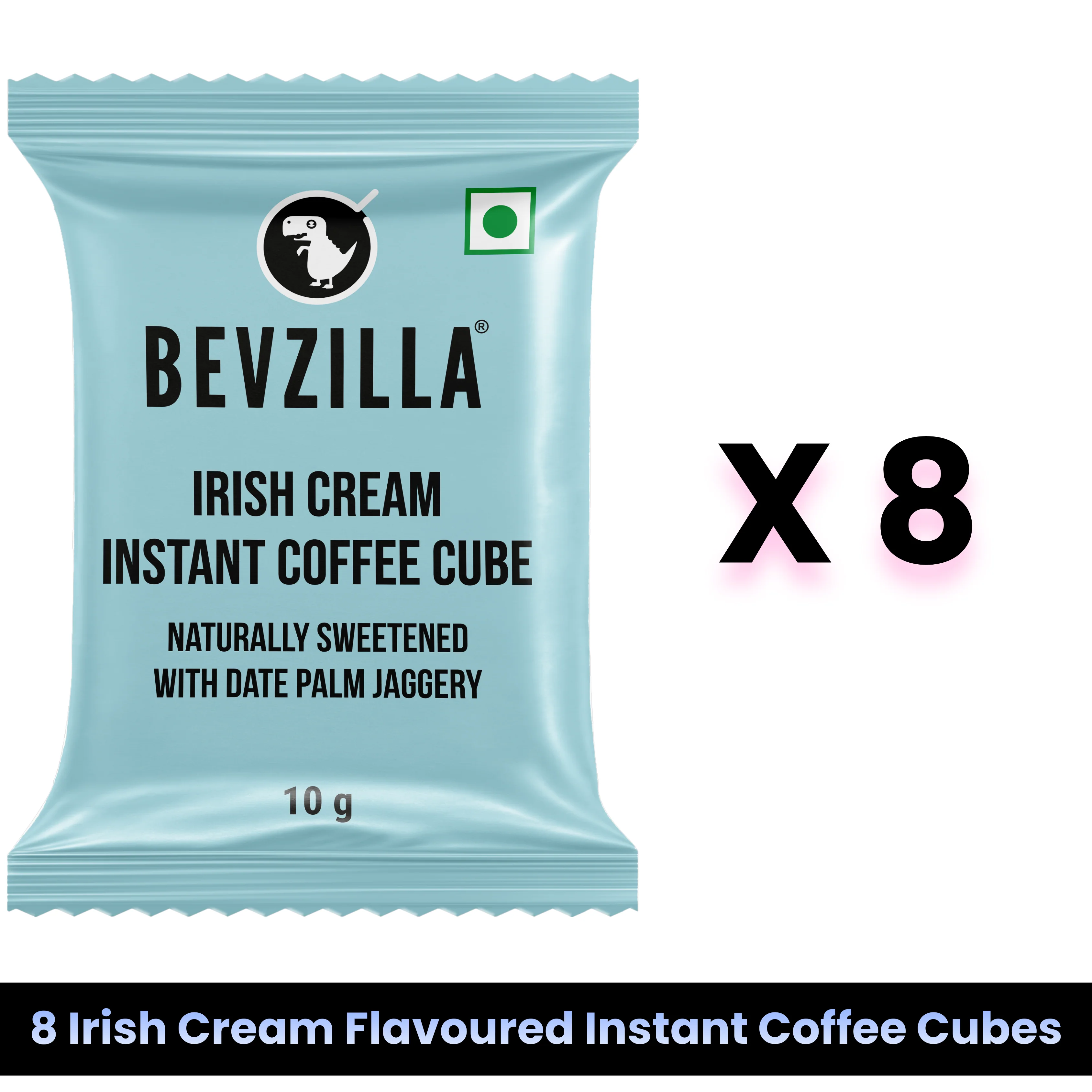 Bevzilla coffee cubes pack of 8 Irish