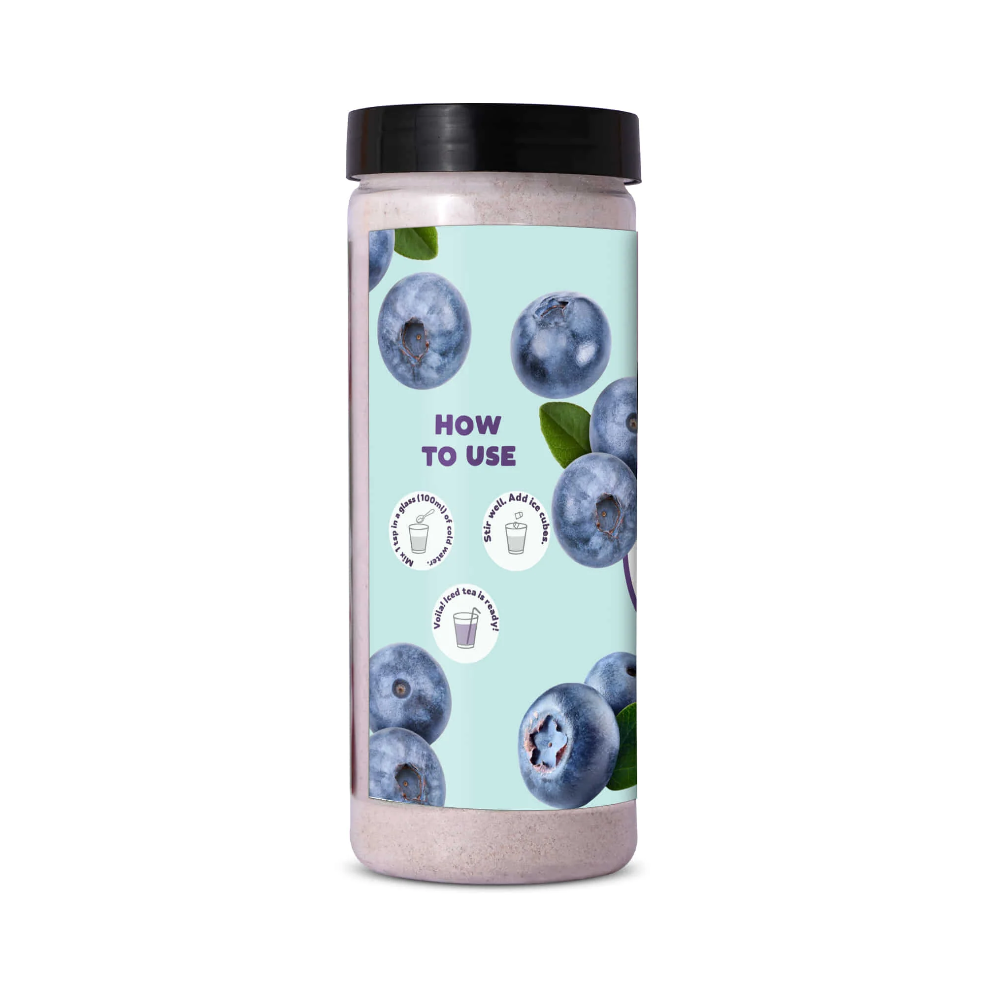 Blueberry Instant Iced tea mix - Image 4