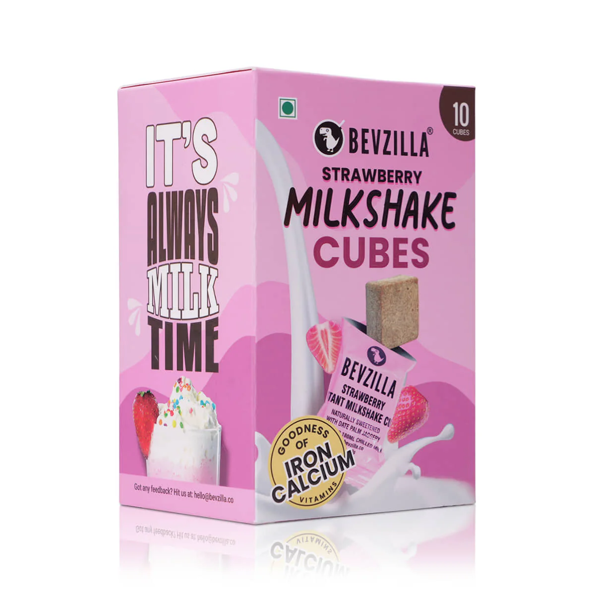 10 Strawberry Milkshake Cubes - Image 5