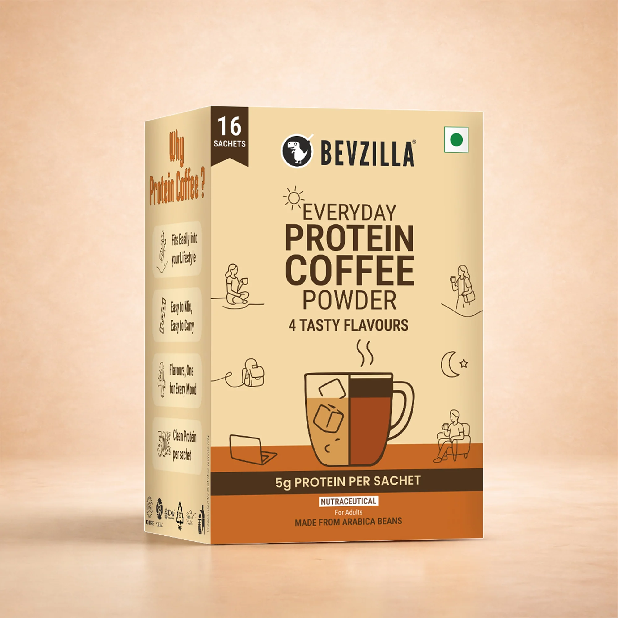 Everyday Protein Coffee | 16 Sachet