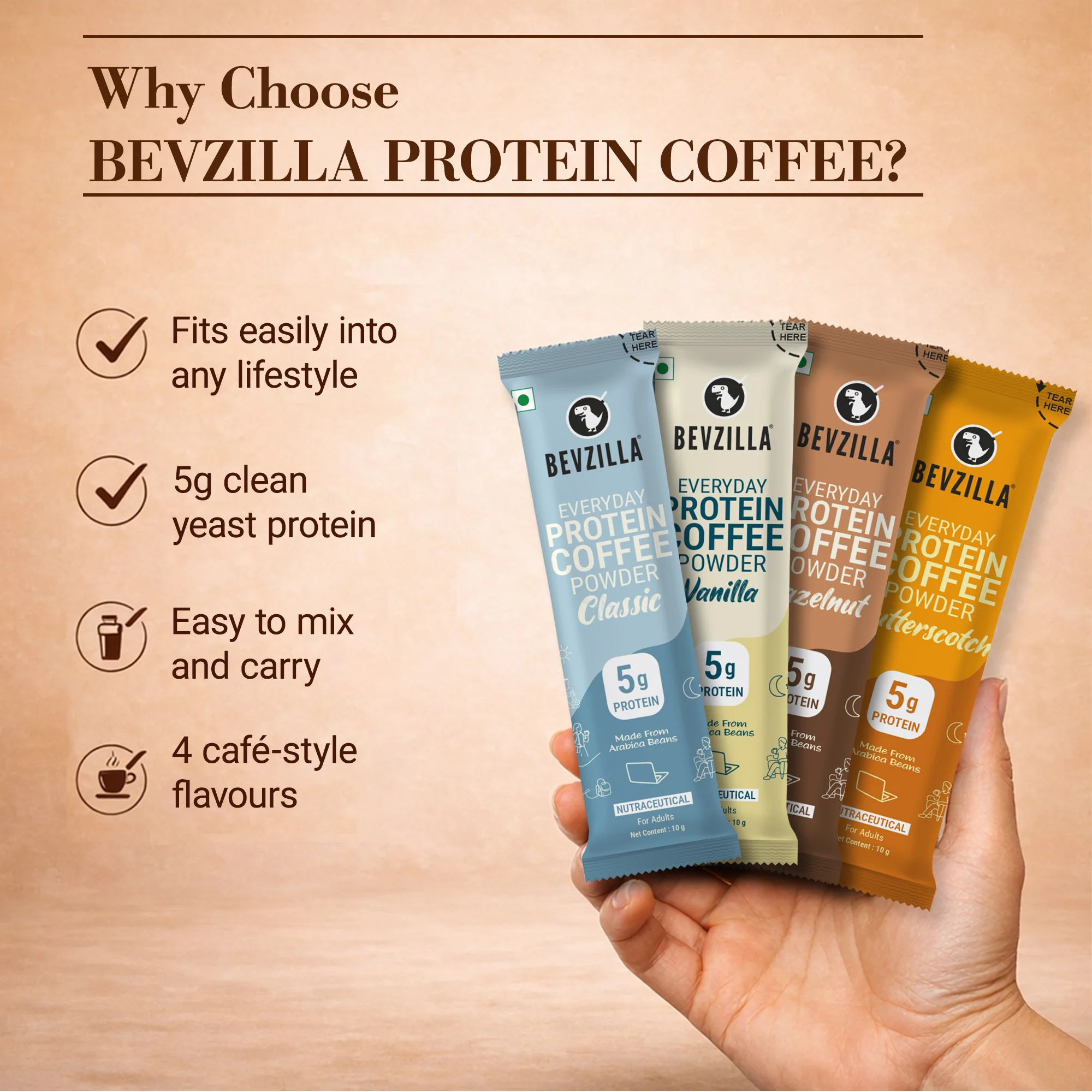 Everyday Protein Coffee | 16 Sachet - Image 3