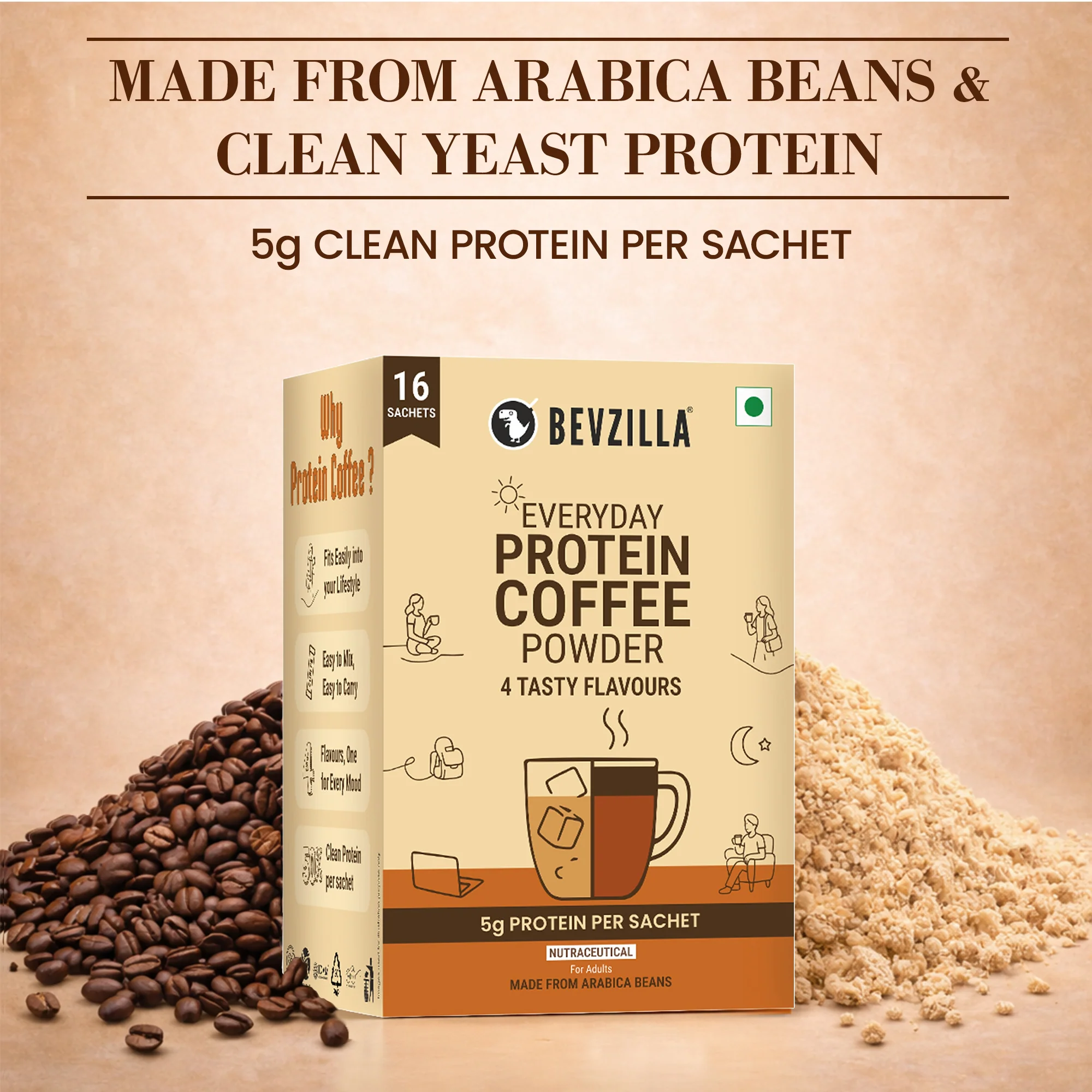 Everyday Protein Coffee | 16 Sachet - Image 5