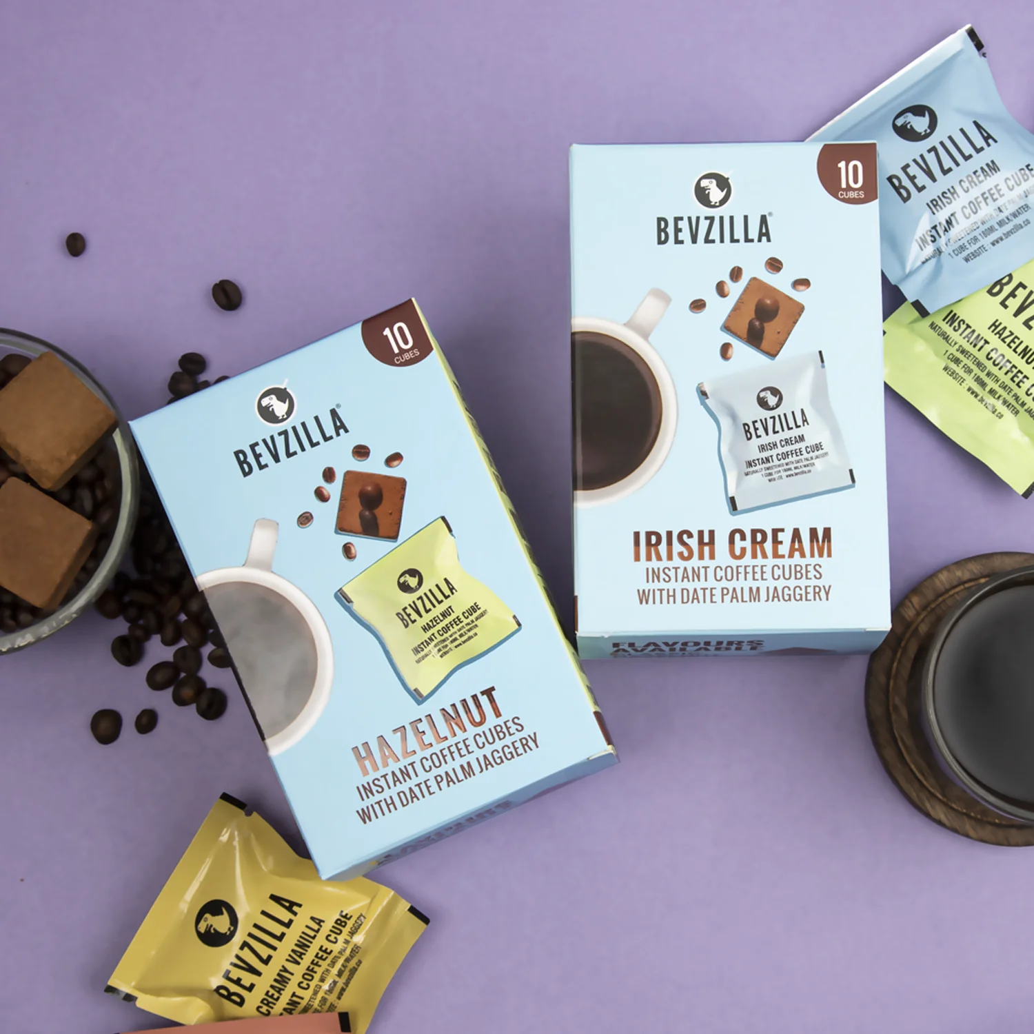 Hazelnut+Irish Cream Coffee 10 Cubes Combo Pack