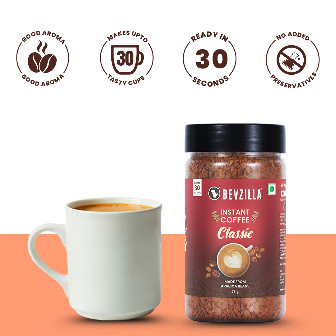 Classic Instant Coffee Jar (75 Grams) - Image 3