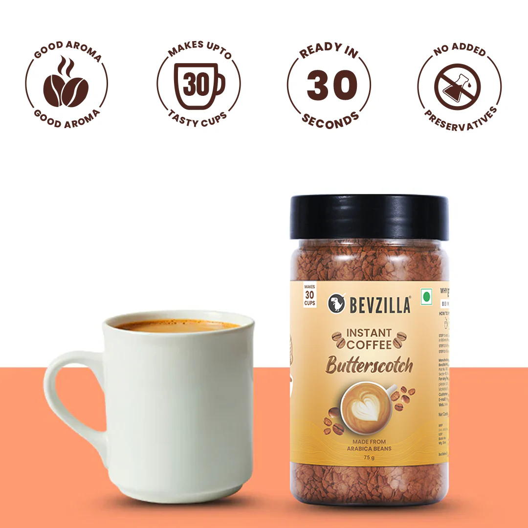 Butterscotch Coffee Jar (75 Grams) - Image 3