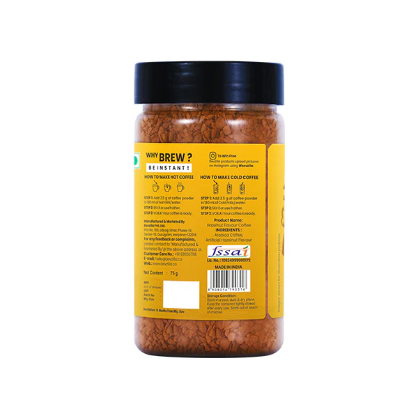 Hazelnut Coffee Jar (75 Grams) - Image 6