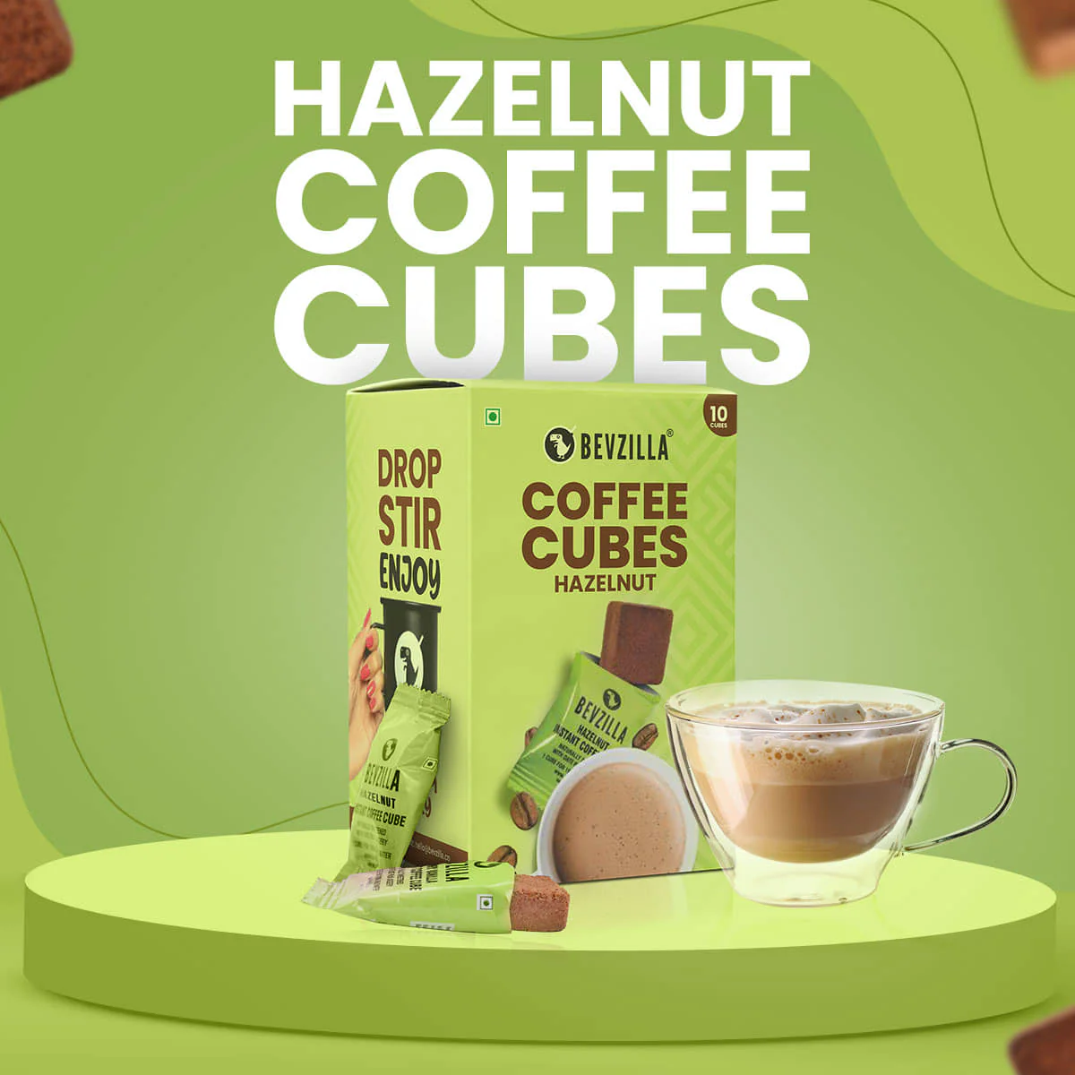 Hazelnut Coffee Cubes
