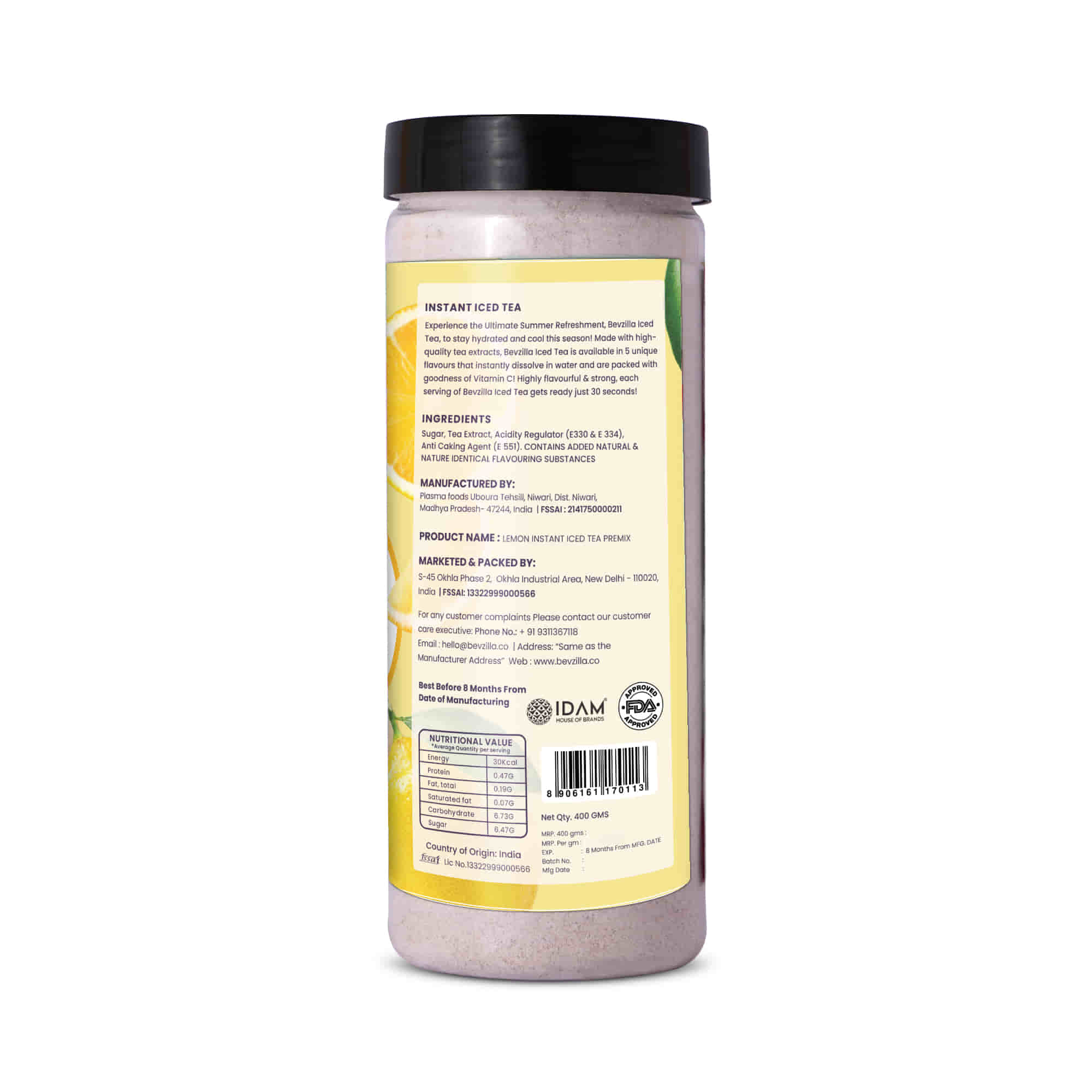 Lemon Instant Iced tea mix - Image 3