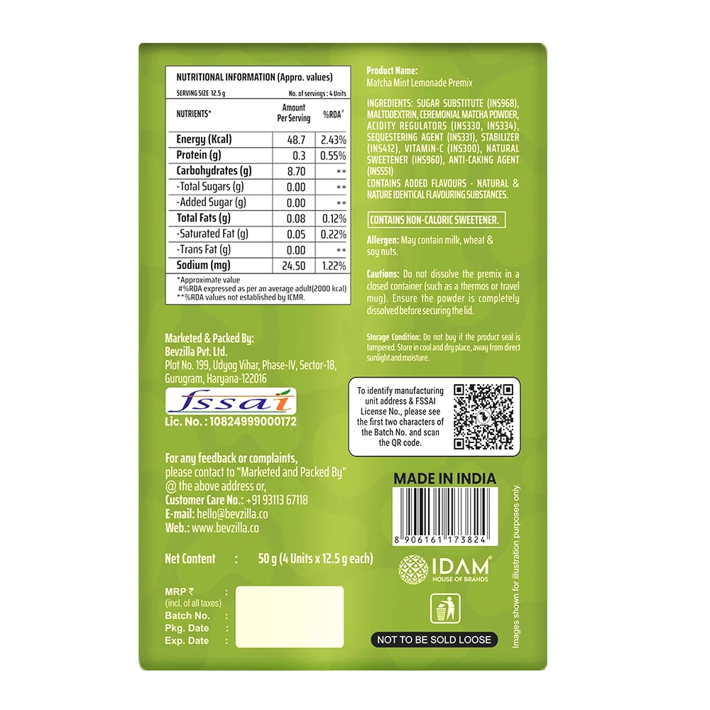 Matcha Mint Lemonade Premix - Image 8