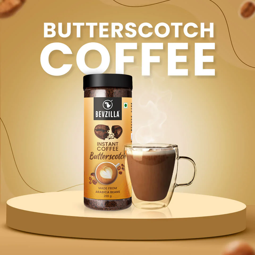 Premium Butterscotch Coffee Powder - 200 grams