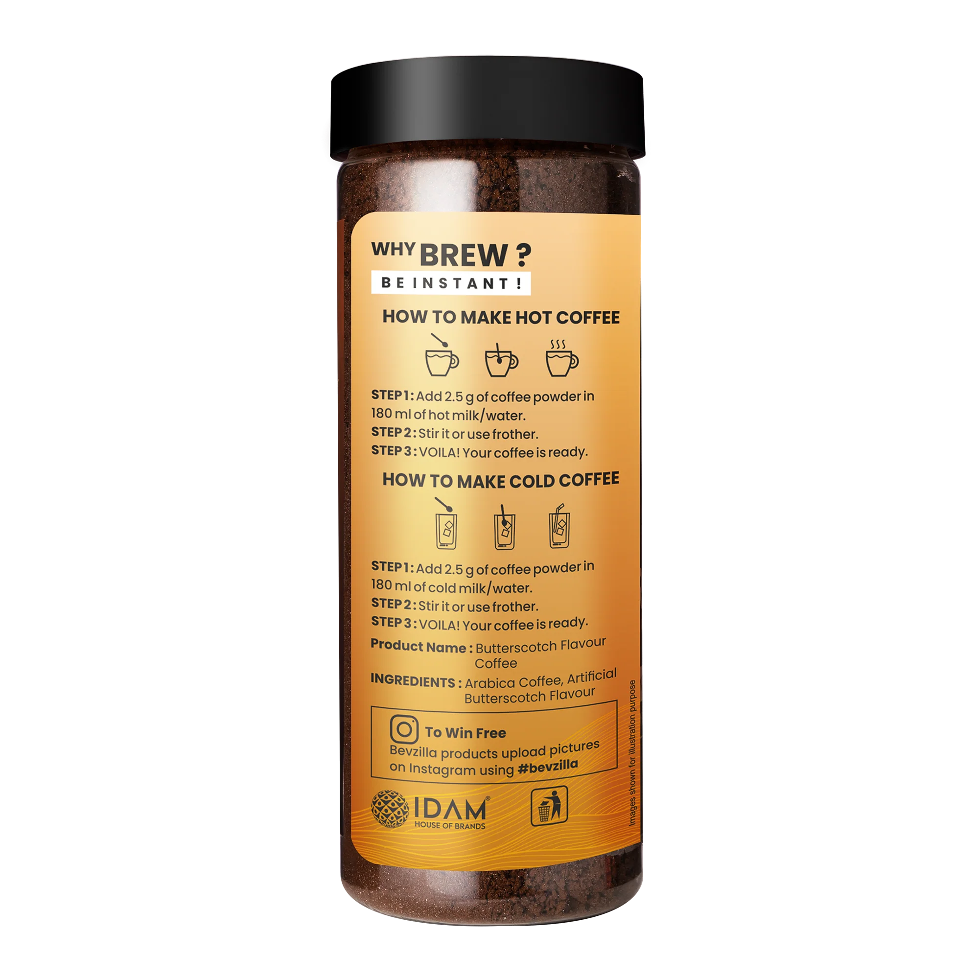 Premium Butterscotch Coffee Powder - 200 grams - Image 5