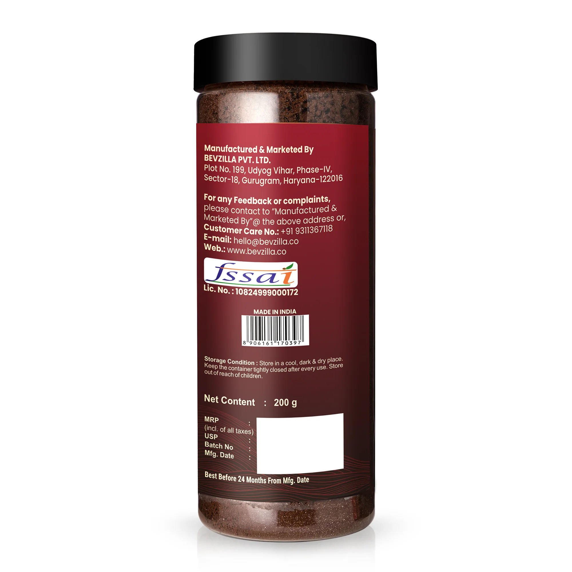 Premium Classic Strong Coffee Powder- Pack of 2 (200gm x 2) - Image 4