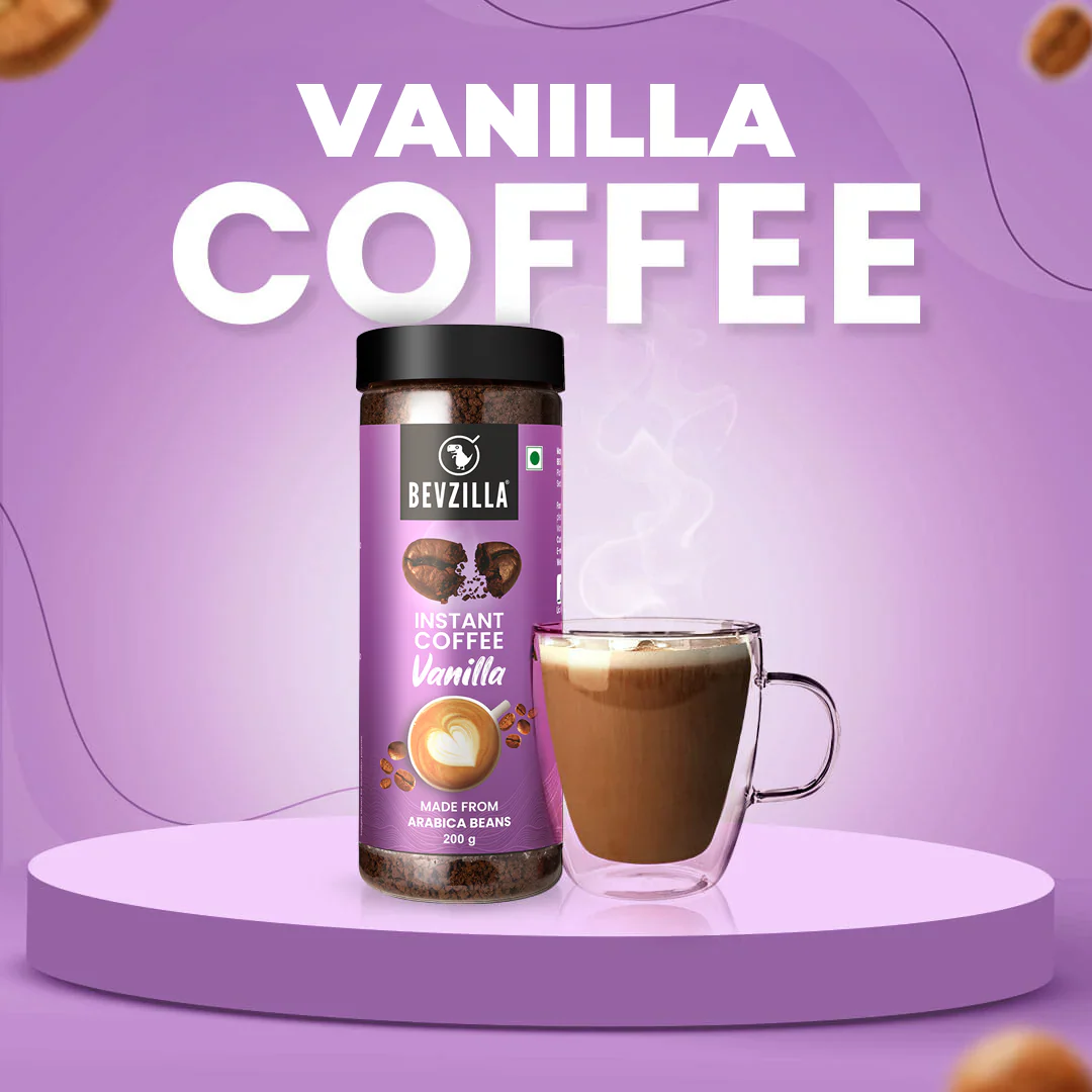 Premium French Vanilla Coffee Powder - 200 grams