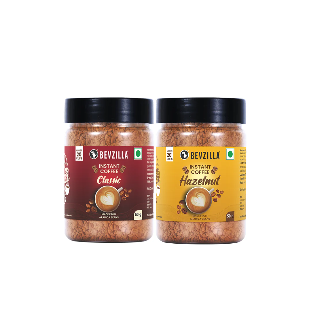 Turkish Hazelnut + Classic Coffee Powder - Combo Pack of 50g x 2 - Image 4